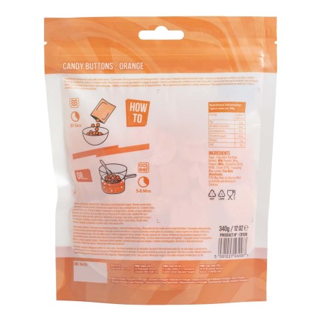 Orange Candy Buttons PME 12oz./340g