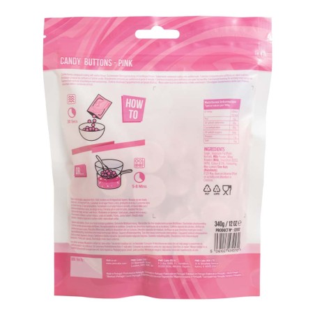 Pink Candy Buttons PME 12oz./340g