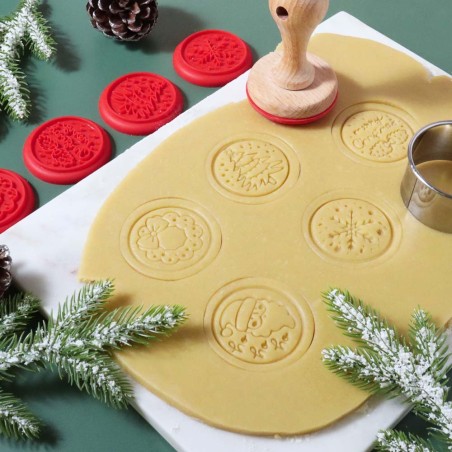 Christmas Cookie Stamp Set of 7 - 'Tis the Season!