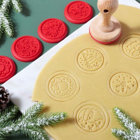Christmas Cookie Stamp Set of 7 - 'Tis the Season!