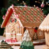 Gingerbread House Set of 3 Christmas Cookie Cutters & Stamps