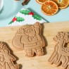 Santa's Workshop Set of 3 Christmas Cookie Cutters & Stamps 