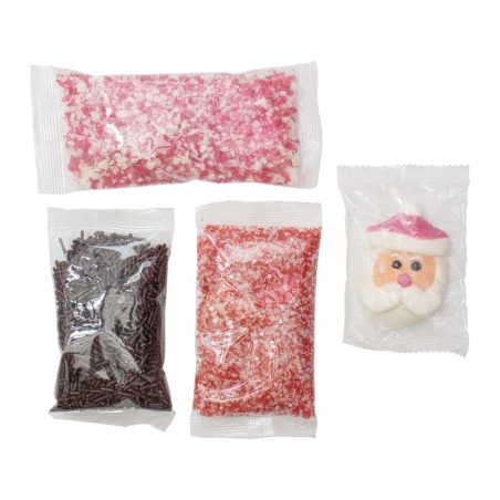 Hot Chocolate Puffy Santa Decorating Kit 260g/9.17oz - 6 Portions