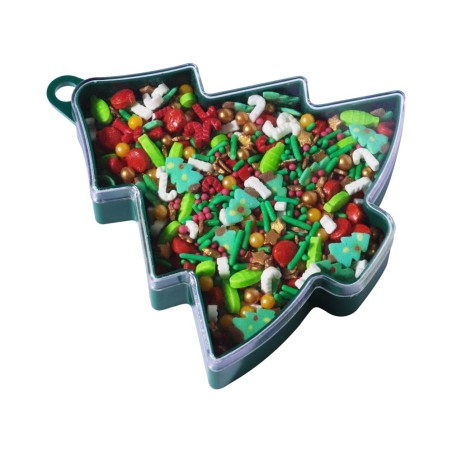 Christmas Novelty Sprinkles - Oh Christmas Tree 90g