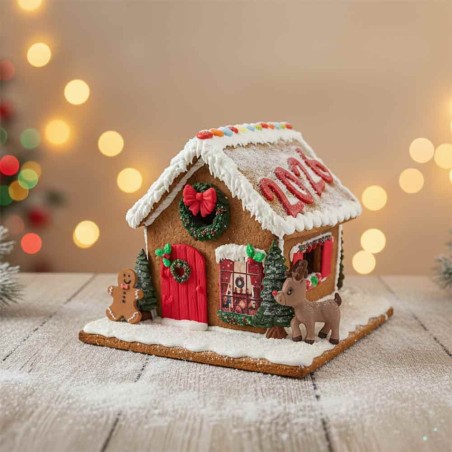 Lux KIT Δημιουργίας για Σπιτάκι Gingerbread της Cake Deco