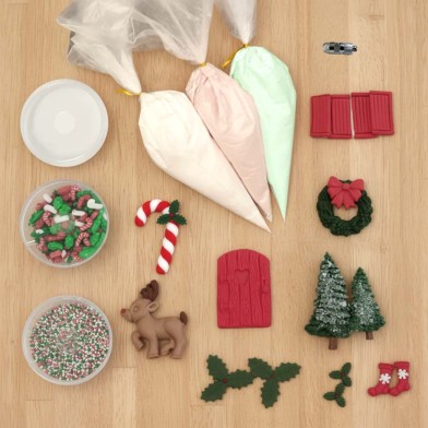 KIT Διακόσμησης για Σπιτάκια Gingerbread της Cake Deco