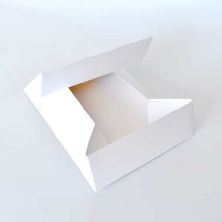 Λευκό Κουτί Γρήγορου Ανοίγματος για γλυκά 20,3 x 20,3 x Y7,6εκ.