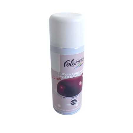 Dark Chocolate Mirror Glaze in Spray form 280ml by Coloricious