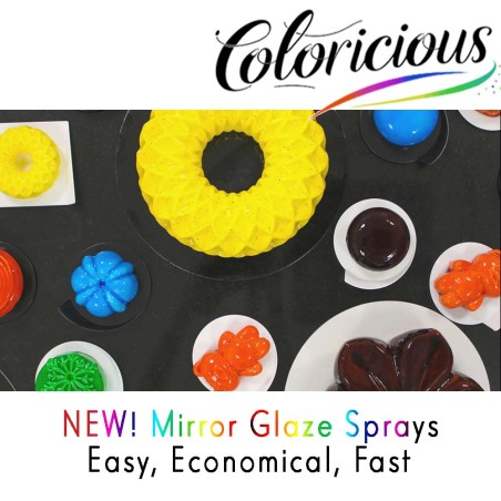 Green Mirror Glaze in Spray form 280ml by Coloricious