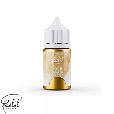 Gold - ShimmAir Shine Liquid Food Coloring  E171 Free 30ml