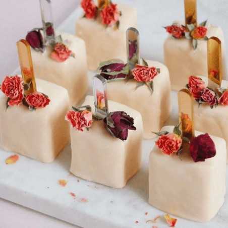 cake pops decoration with dried roses Colorful Mix Rosebuds 50g by Rosie Rose