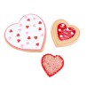 Valentines Hearts Cookie Cutter Set of 3 by PME