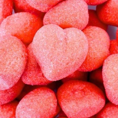 Red Rounded Hearts...