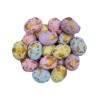 Pastel Colored Easter Eggs with Gold Strokes & Praline filling H3xW2,2cm. 1kg