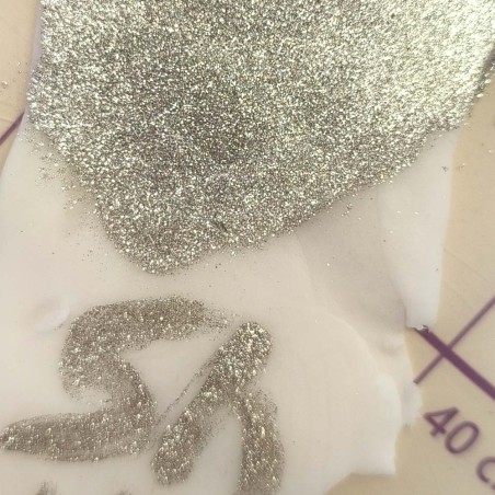 Super Silver Edible Lustre Dust 10g Coloricious