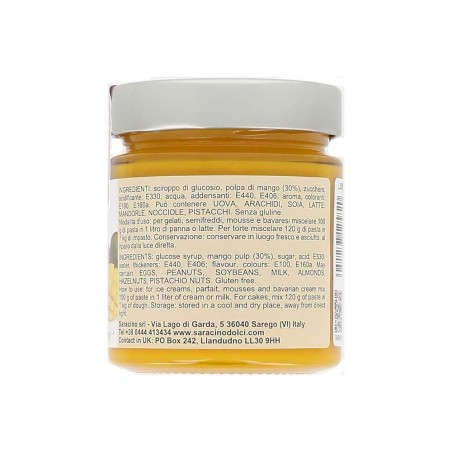 Mango Flavouring Paste Saracino Le Supreme 200gr