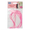 Pink Ribbon Bow Cake Toppers  Pack of 8