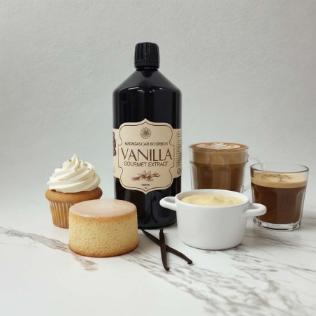 Γκουρμέ Εκχύλισμα Βανίλιας Μαδαγασκάρης Μπέρμπον με σπόρους 1λ. από την VS