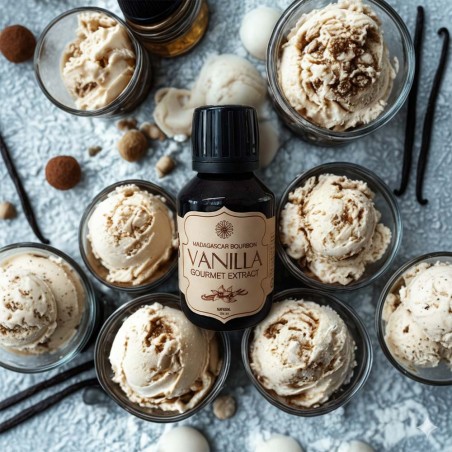 Γκουρμέ Εκχύλισμα Βανίλιας Μαδαγασκάρης Μπέρμπον με σπόρους 100γρ. από την VS