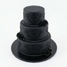 10" Black Round Drum 13mm Thick