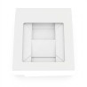 Quick Open White Window Cake Box 10 x 10 x H3"