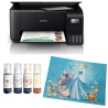 KIT Εκτυπωτή Βρώσιμης Εκτύπωσης Epson A4 v5 + 4 Σετ Μελάνια