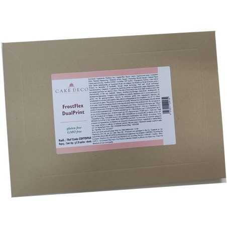 FrostFlex DualPrint A4 Edible Printing Sheets TiO2 Free - 25pcs
