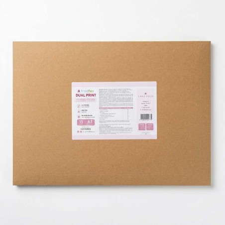 FrostFlex DualPrint A3 Edible Printing Sheets TiO2 Free - 15pcs