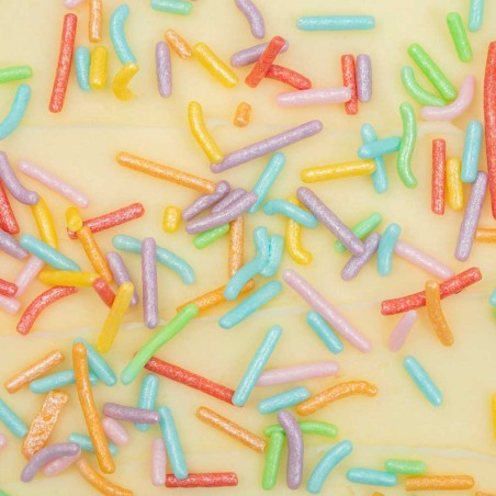 Παστέλ Πολύχρωμη Τρούφα Sprinkle Charms 75γρ. της PME