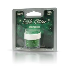 Βρώσιμο Γκλίτερ - Πράσινο των Χριστουγέννων - (Glitter Holly Green)