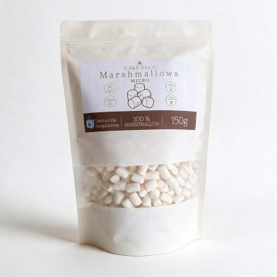 Freeze Dried White Crunchy Micro Vegan Marshmallows 150g
