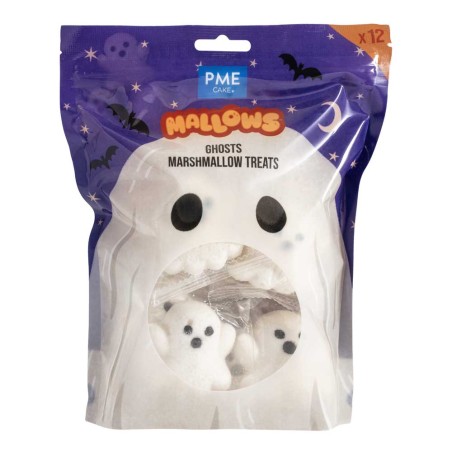 Halloween Marshmallows – Pack of 12 Ghosts 180g by PME