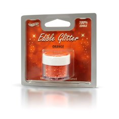 Βρώσιμο Γκλίτερ - Πορτοκαλί - (Glitter Orange)