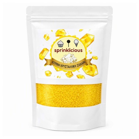 Yellow Crystallic Sugar 1kg E171 Free Sprinklicious