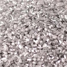 Sprinkles-Sparkling Sugar Crystals-Metallic Silver