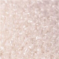 Sprinkles Κρυσταλλικής Ζάχαρης - Ιριδίζων Λευκό - (Pearlescent White)