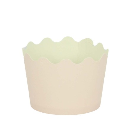 Small Cupcake Cups with anti-stick Baking Sheet D5,7xH4cm. - Pink - 65pc