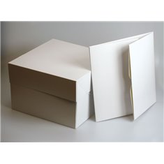 Λευκά Κουτιά Τούρτας Culpitt Τετράγωνα 17,8εκ