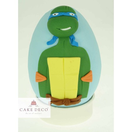 Easter Egg with Dark Chocolate - Decorated Turtles - 240gr
