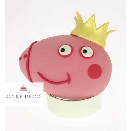 Easter Egg with Dark Chocolate - Decorated Piggy - 240gr