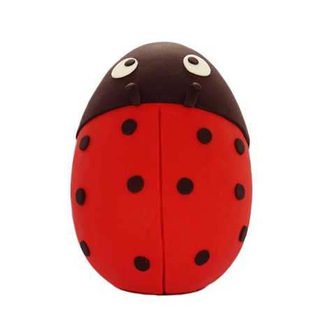 Easter Egg with Dark Chocolate - Lady Bug - 400gr