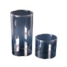 Cylindrical PE Clear Plastic Box for Easter Egg with lower paper support D13xH19 - for Easter Egg 240g.