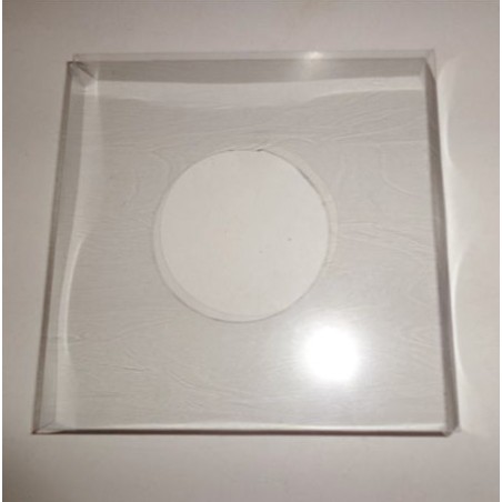 Κουτί PVC Gelatin Παραλληλόγραμμο με πλαστικό στήριγμα αυγού - 14xY21 - κατ/λο για Αυγό Πασχαλινό 240γρ. - 400γρ.