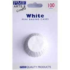 PME Μίνι Λευκές Θήκες για ψήσιμο Cupcakes - 100Τεμ.