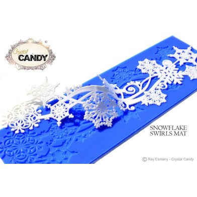 Snowflake Swirls CakeArt Platinum Mat