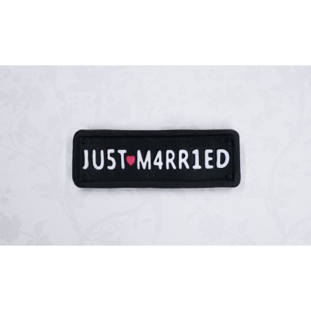 Katy Sue Mould - Just Married Car Plate 