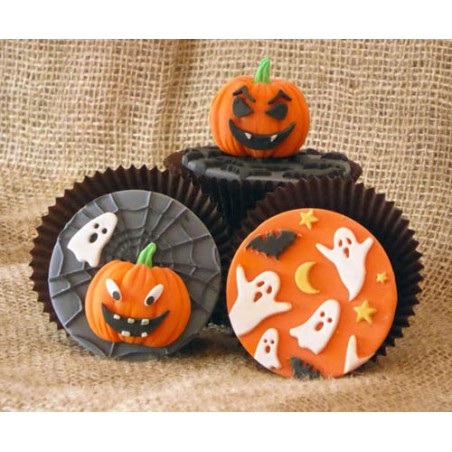 Καλούπι Σιλικόνης - Κολοκύθα Halloween (Pumpkin Face) της Katy Sue Moulds