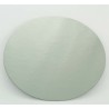 5" Silver-White Double Face Round Cut Edge Cake Cards (1,5mm Thick) 1pc.