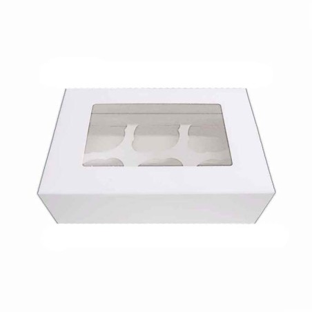 6 Cupcake Window Box with Insert