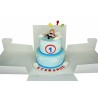High quality Tall Stacked Cake SuperBox - White.  Size: 30,48 X 27,9cm approx.